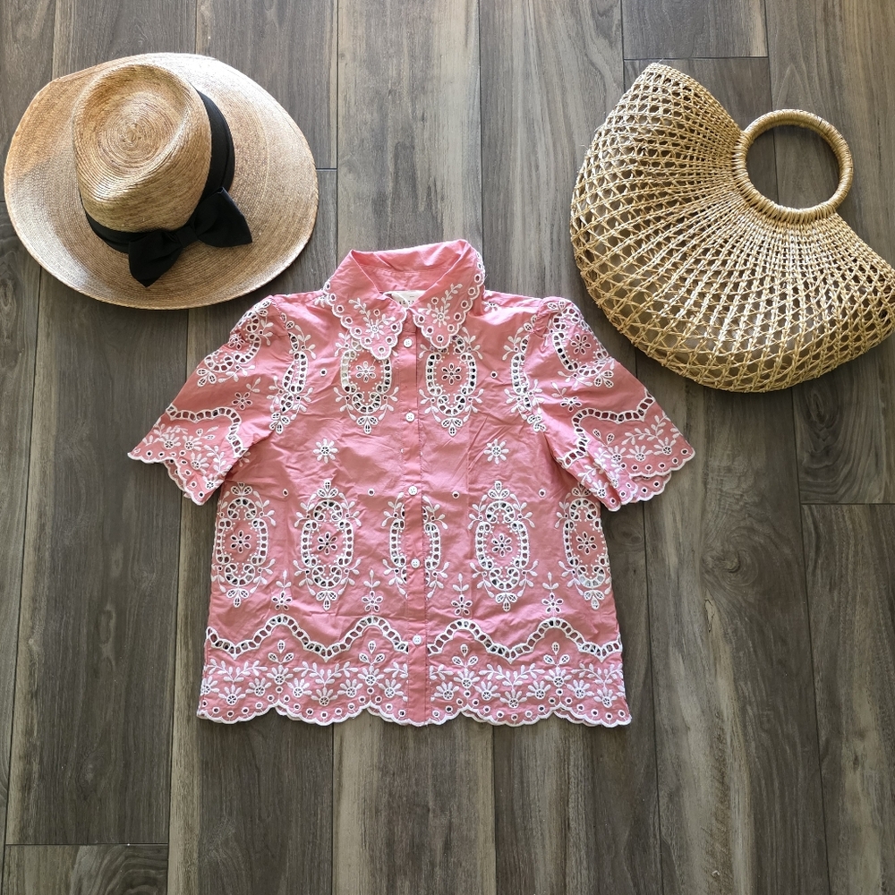 NWT Sezane Elvira Blouse - Picture 5 of 13